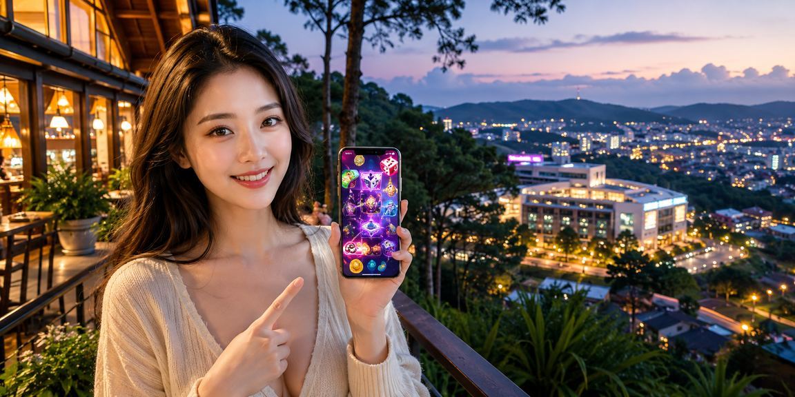 Người chơi đang sử dụng app casino tại Đà Lạt